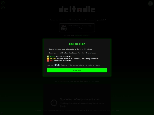 games/Deltadle screenshot