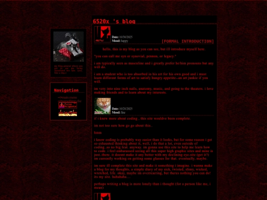 blog screenshot