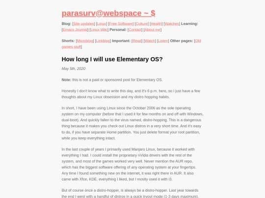 linux/how-long-i-will-use-elementary-os screenshot