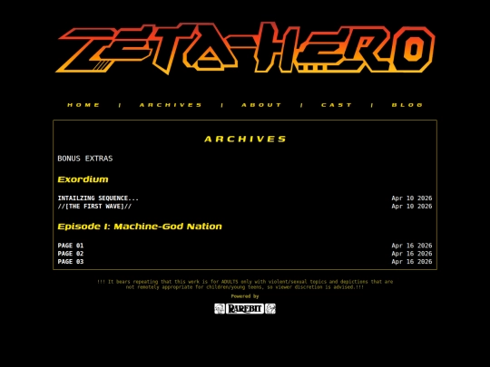 archive screenshot