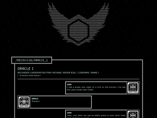 spirits/oracle screenshot