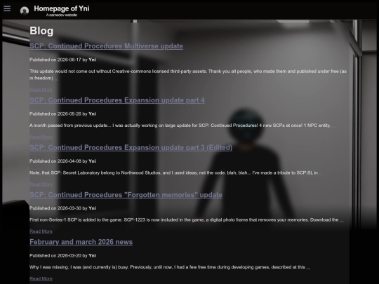 index screenshot