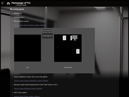 miniprojects screenshot