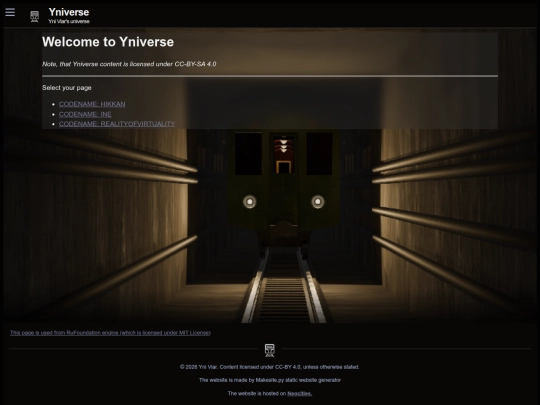 yniverse_index screenshot