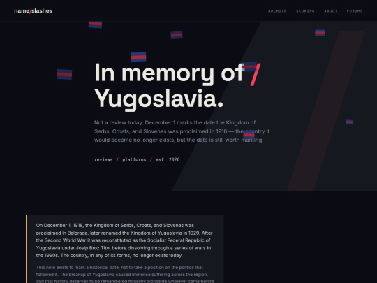 yugoslavia screenshot