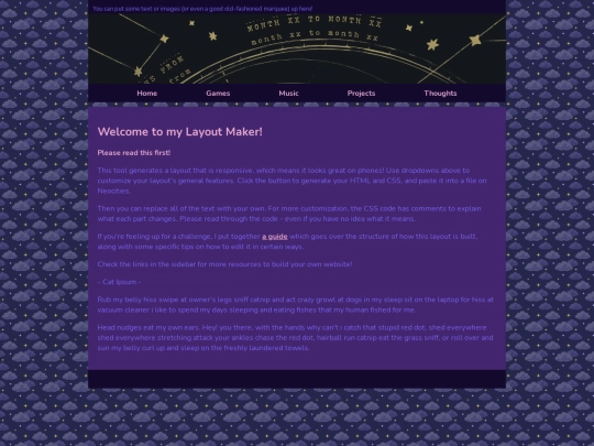 projects screenshot