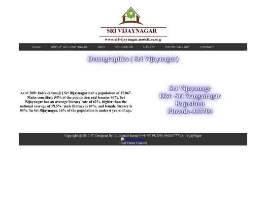 Demographics screenshot