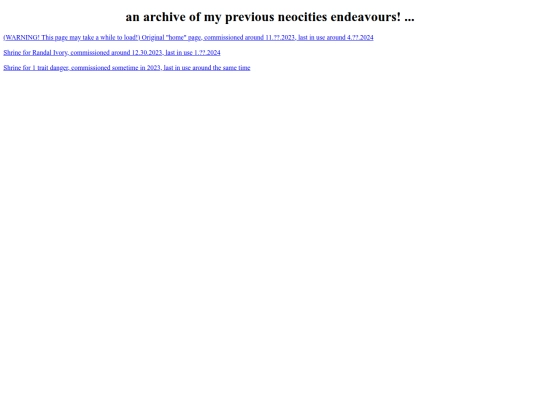 archive screenshot