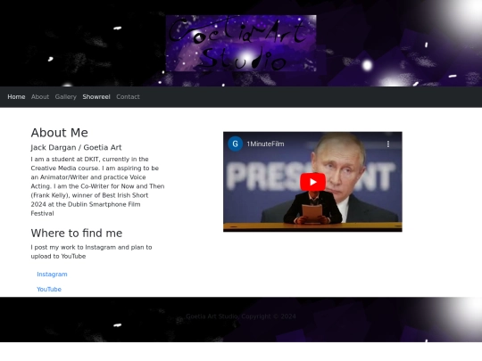 showreel screenshot