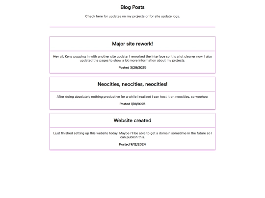 pages/blog screenshot