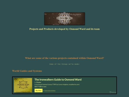 projects screenshot