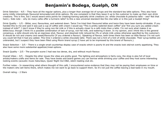 Benjaminsbodega screenshot