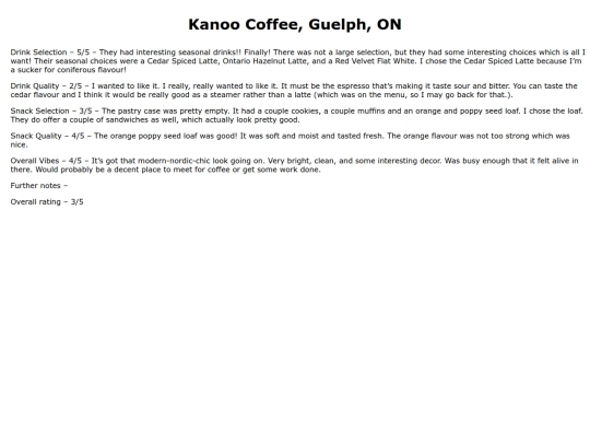 kanoo screenshot