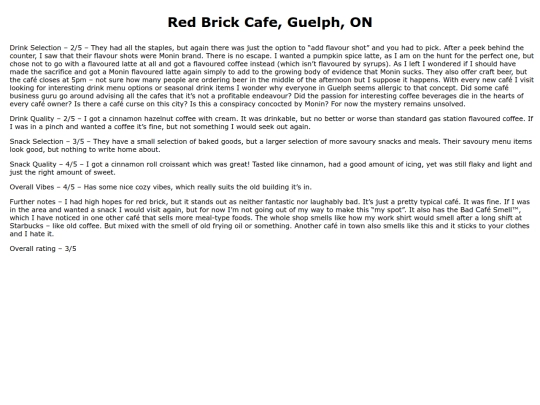 redbrickcafe screenshot