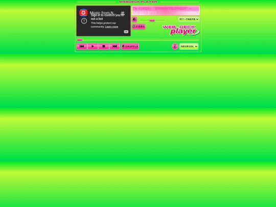 webdeck-player screenshot