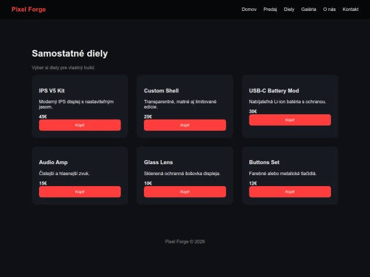 parts screenshot