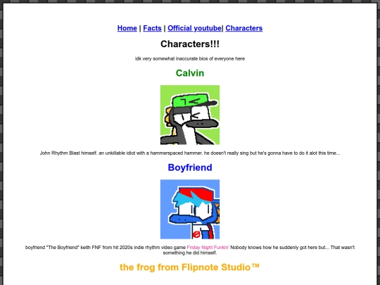 rhythmblast/characters screenshot