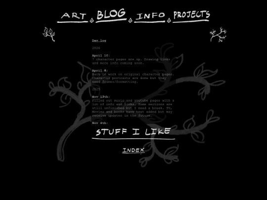 blog screenshot