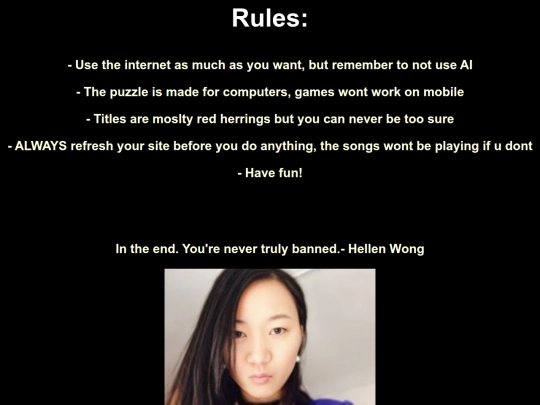 rules screenshot