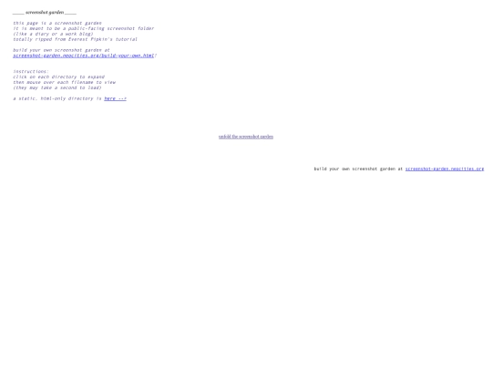 index screenshot