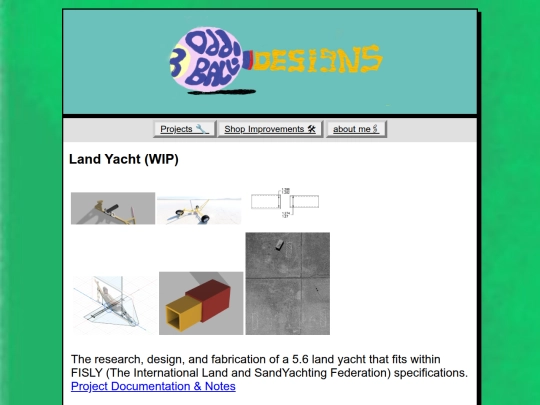 Project page screenshot