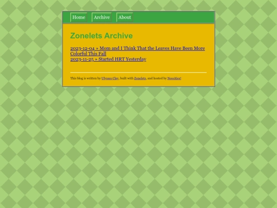archive screenshot