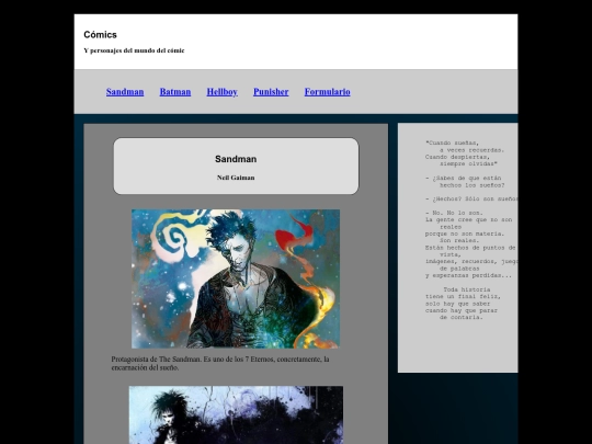 Comics screenshot