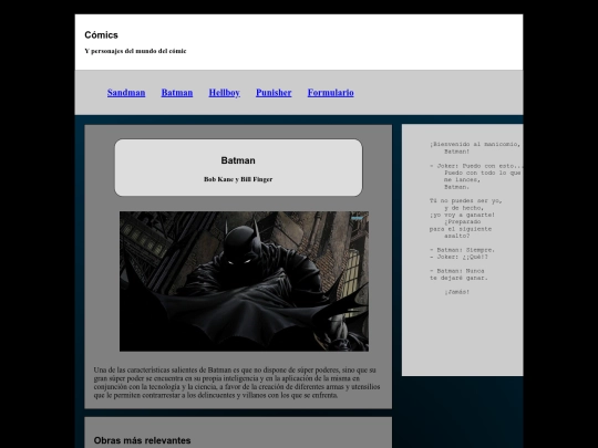 Comics/pagina2 screenshot