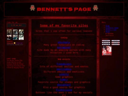 Sites screenshot