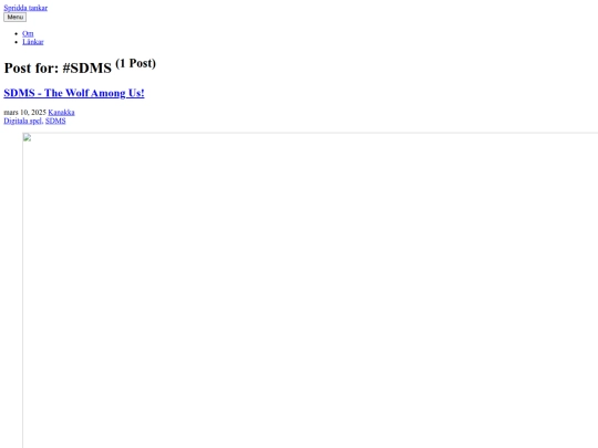 tags/sdms screenshot