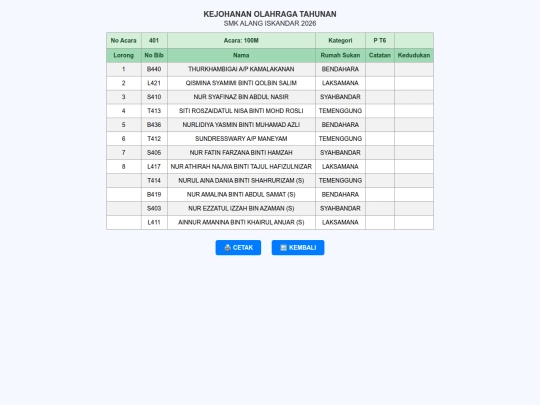 startlist_401 screenshot