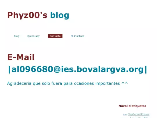 Contacto screenshot