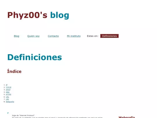 Definiciones screenshot
