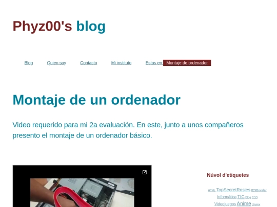 Paginas/Video screenshot
