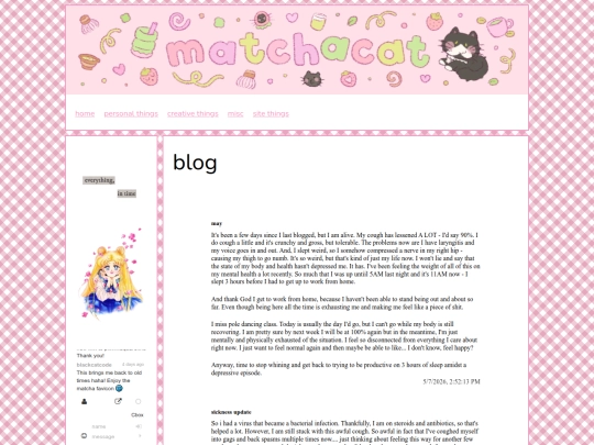 blog screenshot