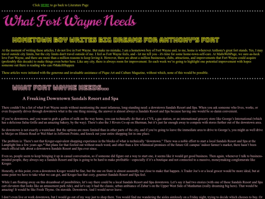 WhatFortWayneNeeds screenshot