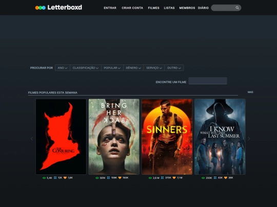 letterboxd/filmes screenshot