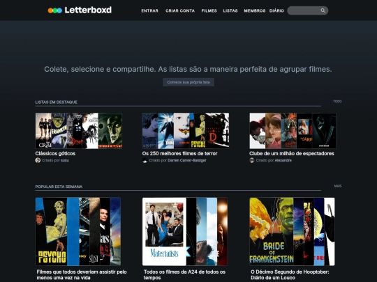 letterboxd/listas screenshot