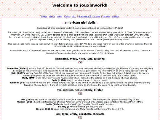 collection/amerigirl screenshot