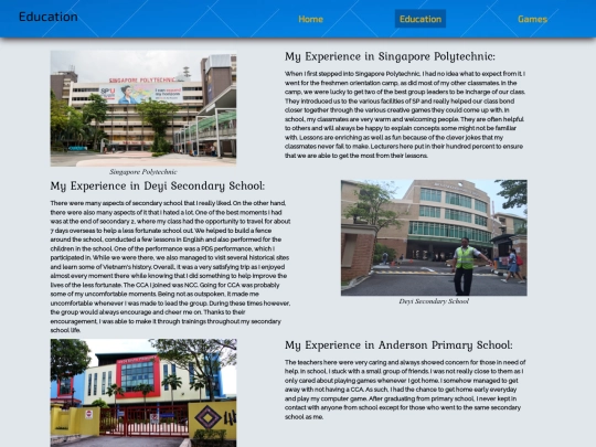 education screenshot