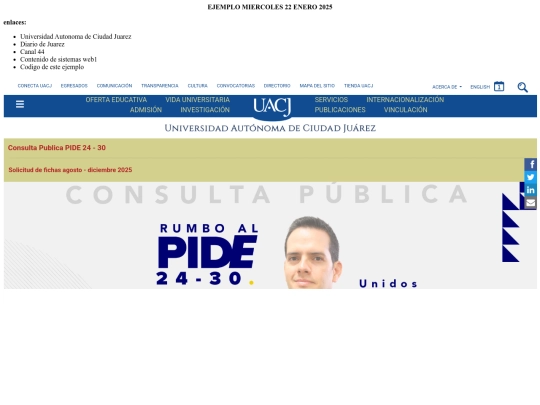 web 2 screenshot