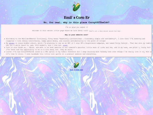 corhy screenshot