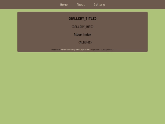 Bebobames/MelonGallery/templates screenshot