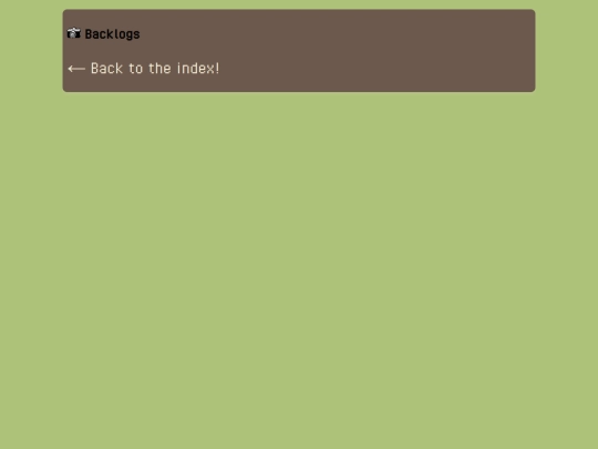 Output/backlogs screenshot