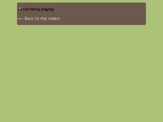 Output/currently-playing screenshot