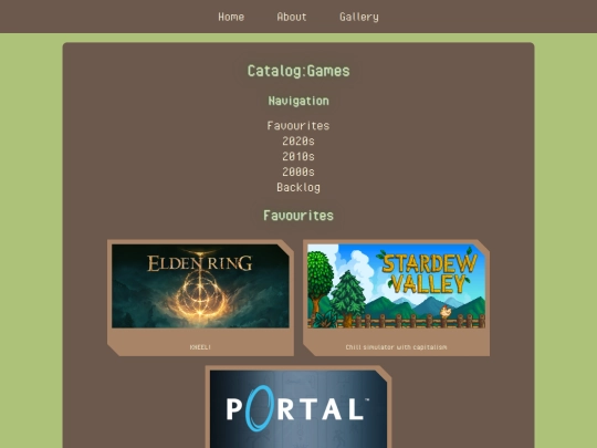 games screenshot