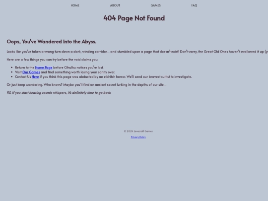 not_found screenshot