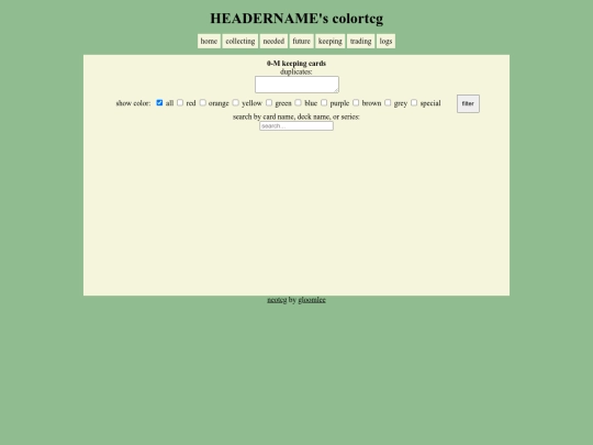 neotcg-main/neotcg/keepingcards0-M screenshot