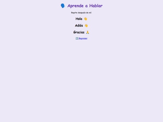 hablar screenshot