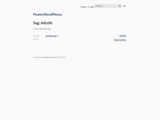 tags/GLOG screenshot